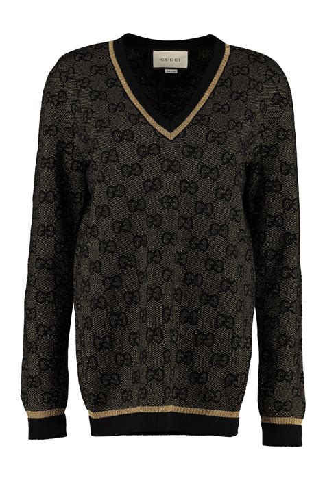 gucci female sweater|Gucci sweater on blackish.